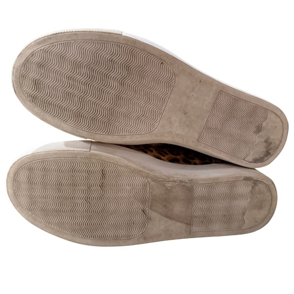 Steve Madden Woman Wedge Sneaker Bootie Cheetah, size 7.5, Zippers - worn 2x - Picture 7 of 7